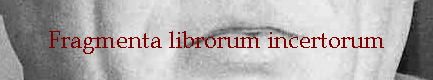Fragmenta librorum incertorum