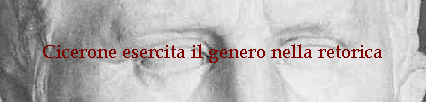 Cicerone esercita il genero nella retorica