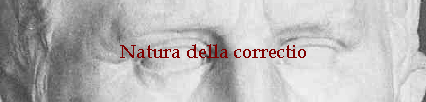 Natura della correctio