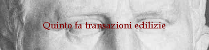 Quinto fa transazioni edilizie