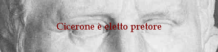 Cicerone  eletto pretore