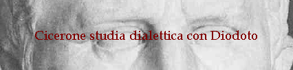 Cicerone studia dialettica con Diodoto