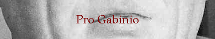 Pro Gabinio