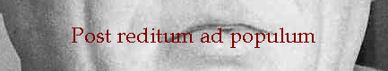 Post reditum ad populum