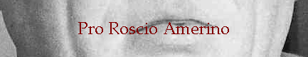 Pro Roscio Amerino